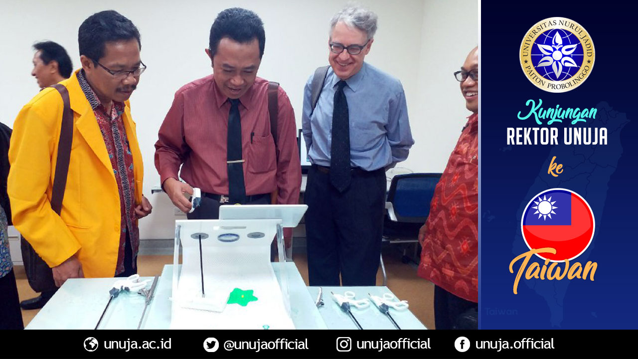 Rector observes the medical education facilities of Veteran Hospital Taichung