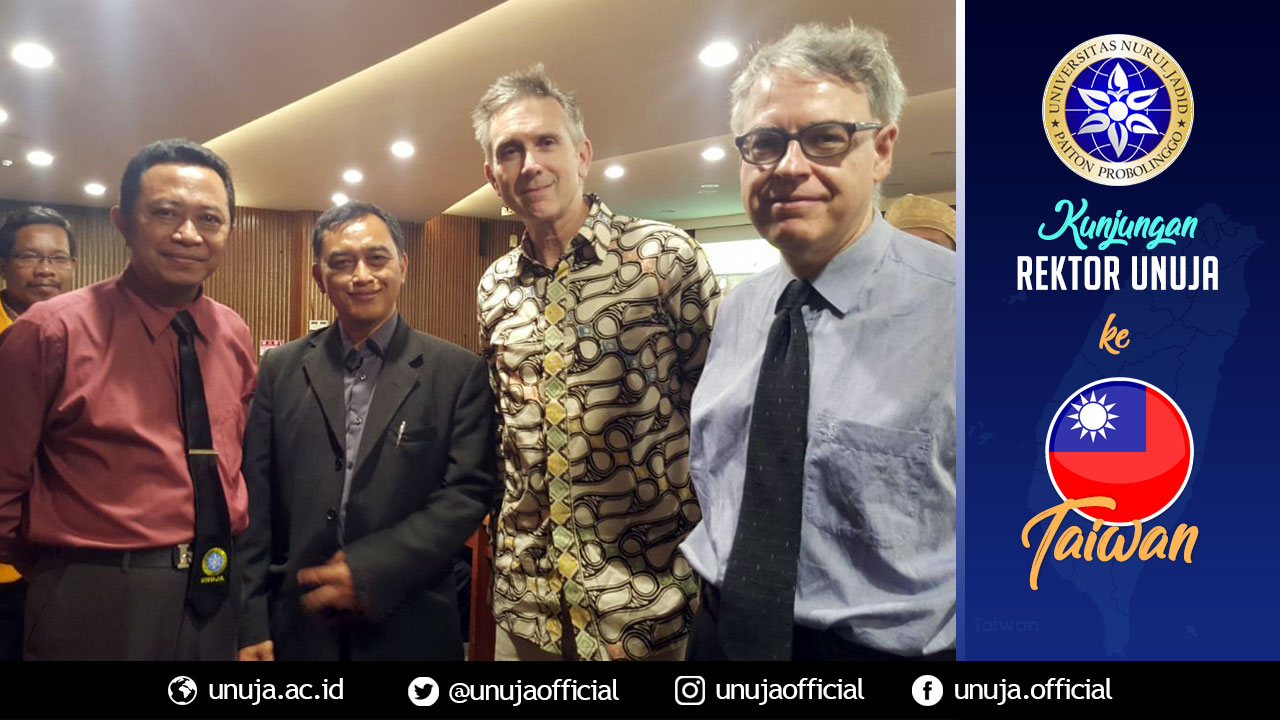 Rektor bersama Visiting Professor dari Belgia dan Amerika di Tunghai University