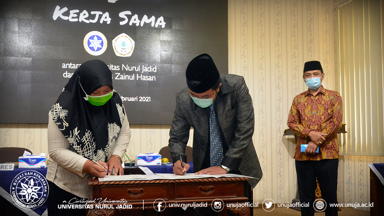 Penandatanganan MoU dengan Universitas Zainul Hasan, Genggong