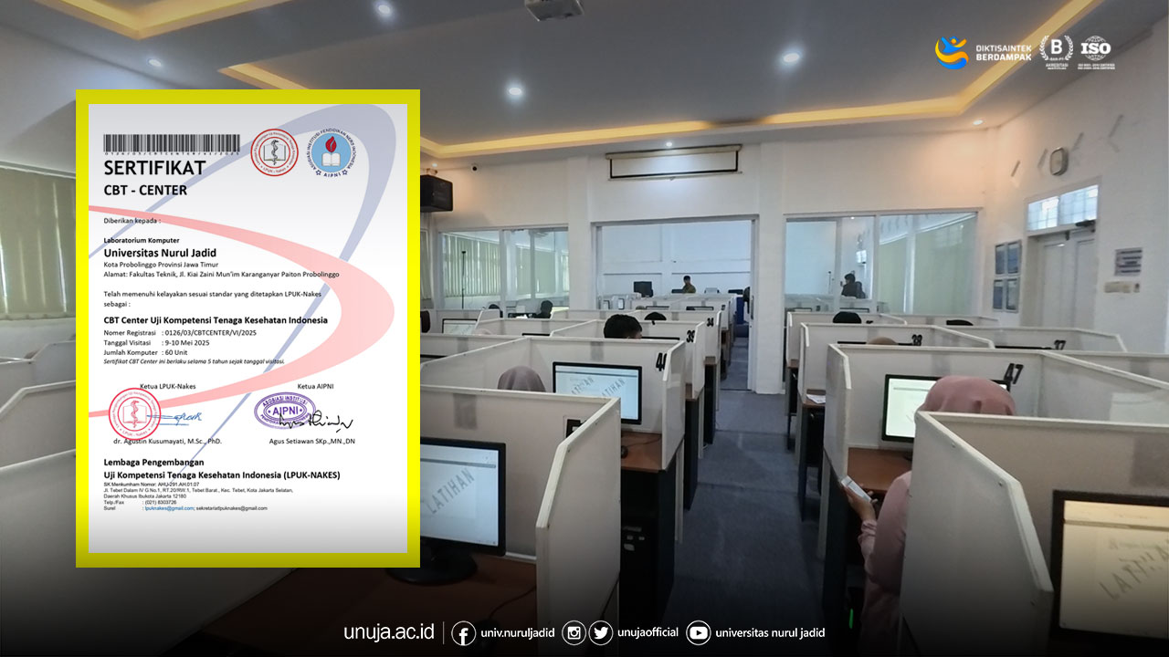 CBT Center UNUJA Resmi Diakui Secara Nasional sebagai Pusat Uji Kompetensi Tenaga Kesehatan Indonesia
