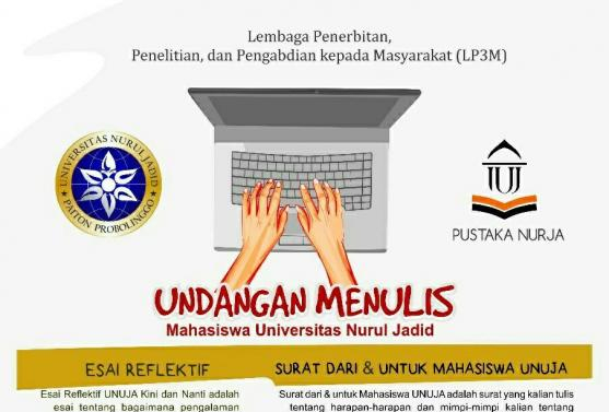 Pengumuman: Lomba Esai dan Surat untuk Mahasiswa UNUJA Diperpanjang