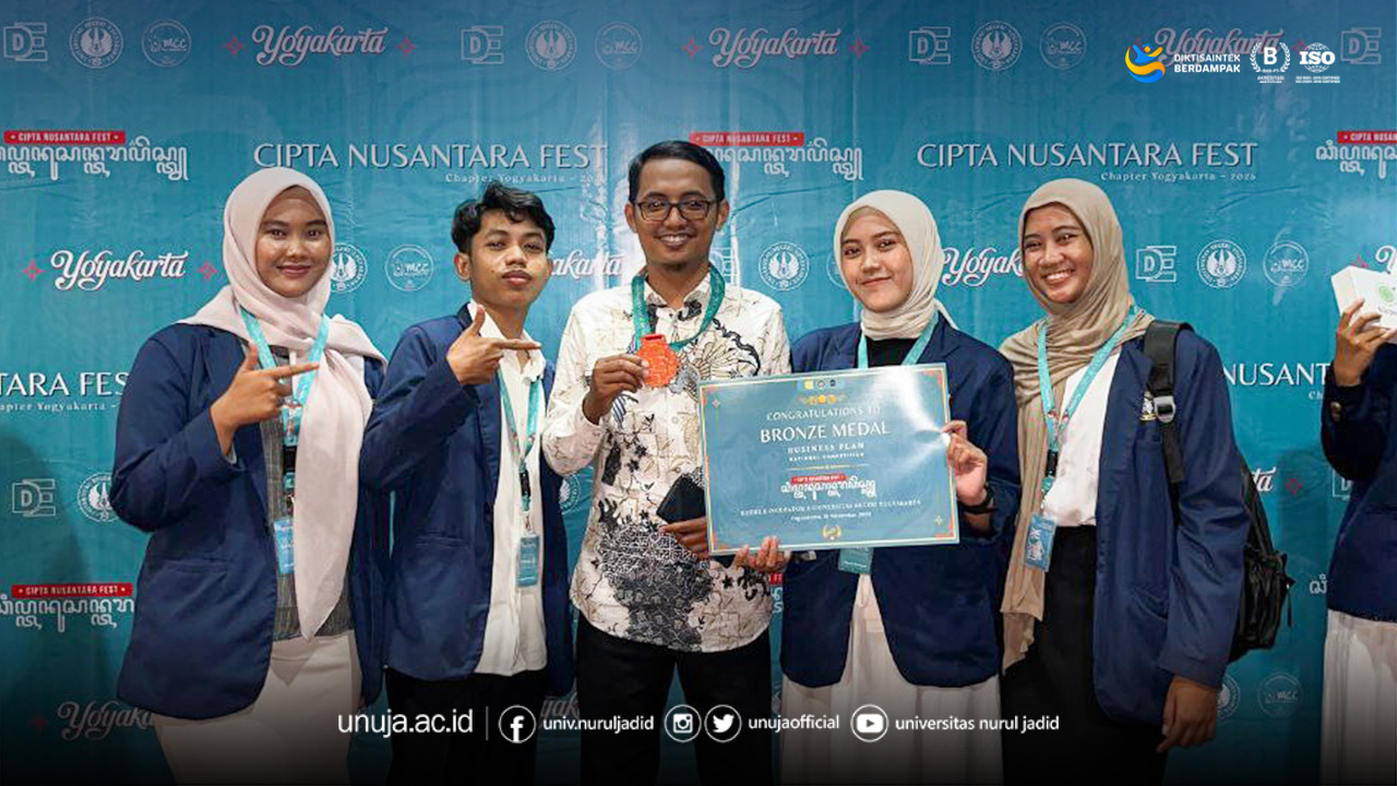 Mahasiswa UNUJA Raih Medali Perunggu pada Lomba Business Plan Cipta Nusantara Fest 2025 Mahasiswa UNUJA Raih Medali Perunggu pada Lomba Business Plan Cipta Nusantara Fest 2025