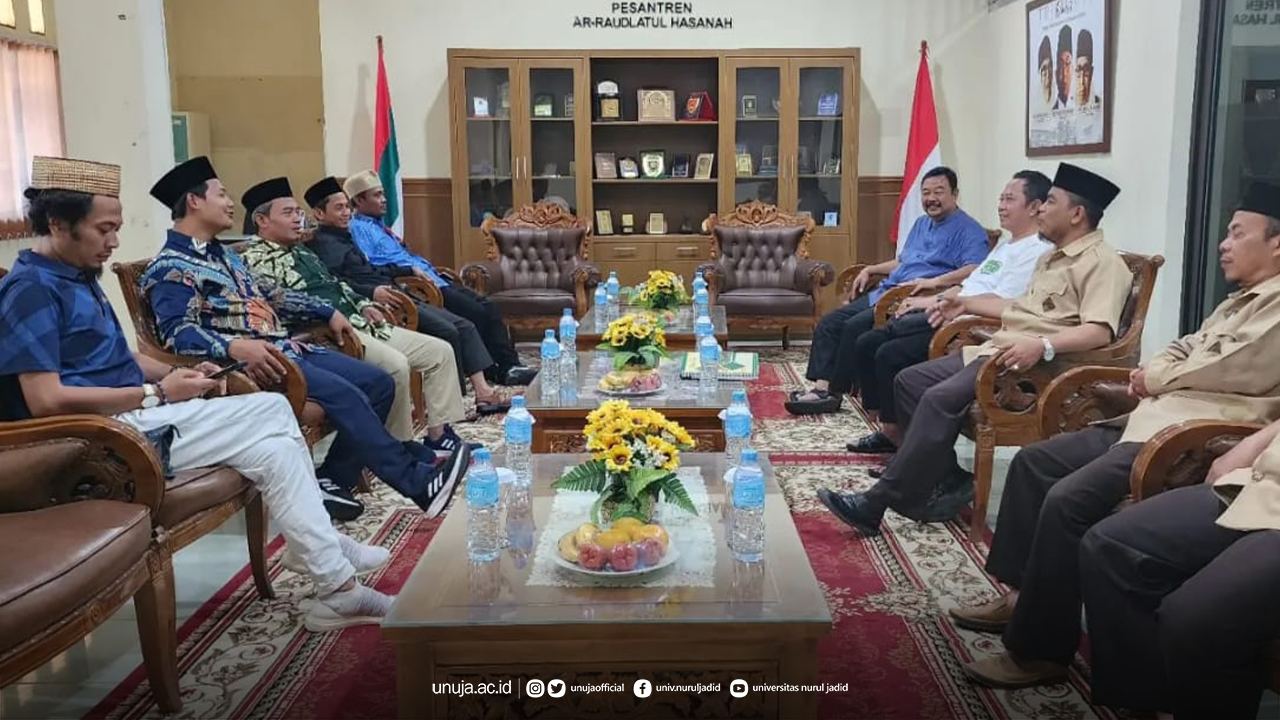 Di Sela Rakernas LPTNU, Rektor Kunjungi Ponpes Al-Raudlatul Hasanah Medan