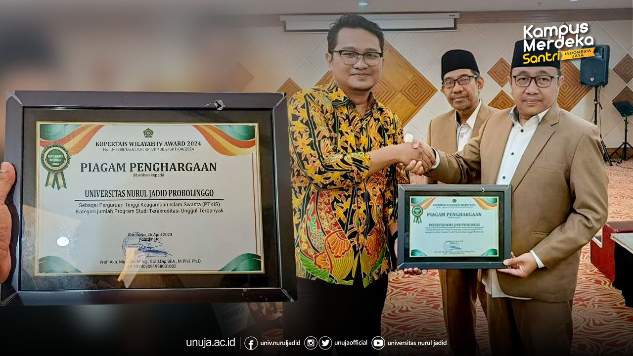Universitas Nurul Jadid Raih Penghargaan PTKIS dengan Prodi Terakreditasi Unggul Terbanyak