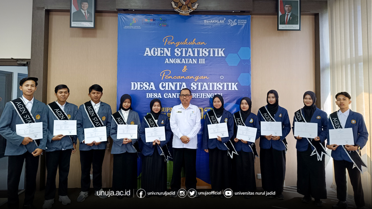 Resmi, BPS Nobatkan Mahasiswa UNUJA Sebagai Agen Statistik 2025 Resmi, BPS Nobatkan Mahasiswa UNUJA Sebagai Agen Statistik 2025