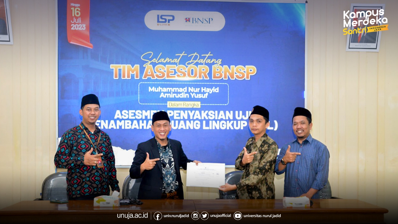 Tambah 8 Skema Baru, LSP Universitas Nurul Jadid Jalani Asesmen PRL