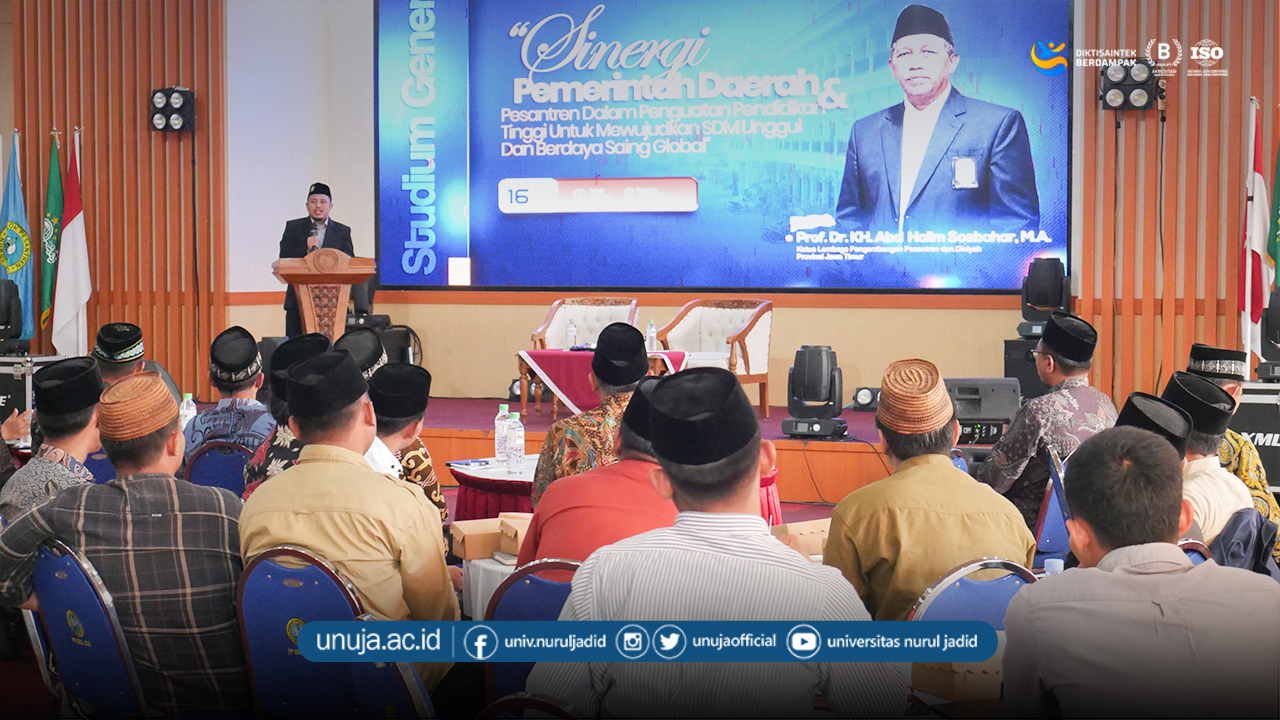 Studium Generale Pascasarjana UNUJA: Pesantren Jadi Kunci Penguatan Pendidikan Tinggi di Jatim