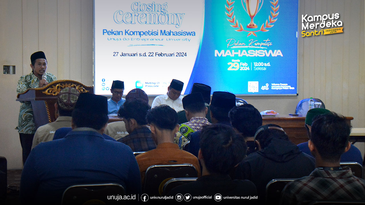 Penutupan Pekan Kompetisi Mahasiswa (PETISI) 2024, UNUJA Siap Mencetak Mahasiswa Berprestasi