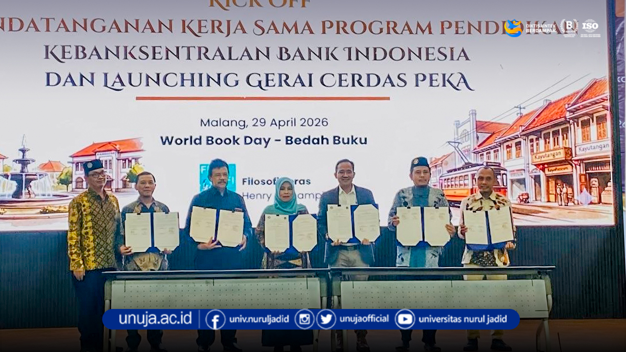 Kerja Sama UNUJA–Bank Indonesia Sepakati Edukasi dan Beasiswa Kebanksentralan