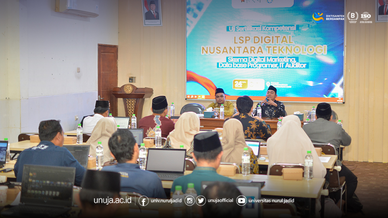 Komitmen Peningkatan Kualitas SDM, UNUJA Gelar Sertifikasi Kompetensi Dosen Multiskema