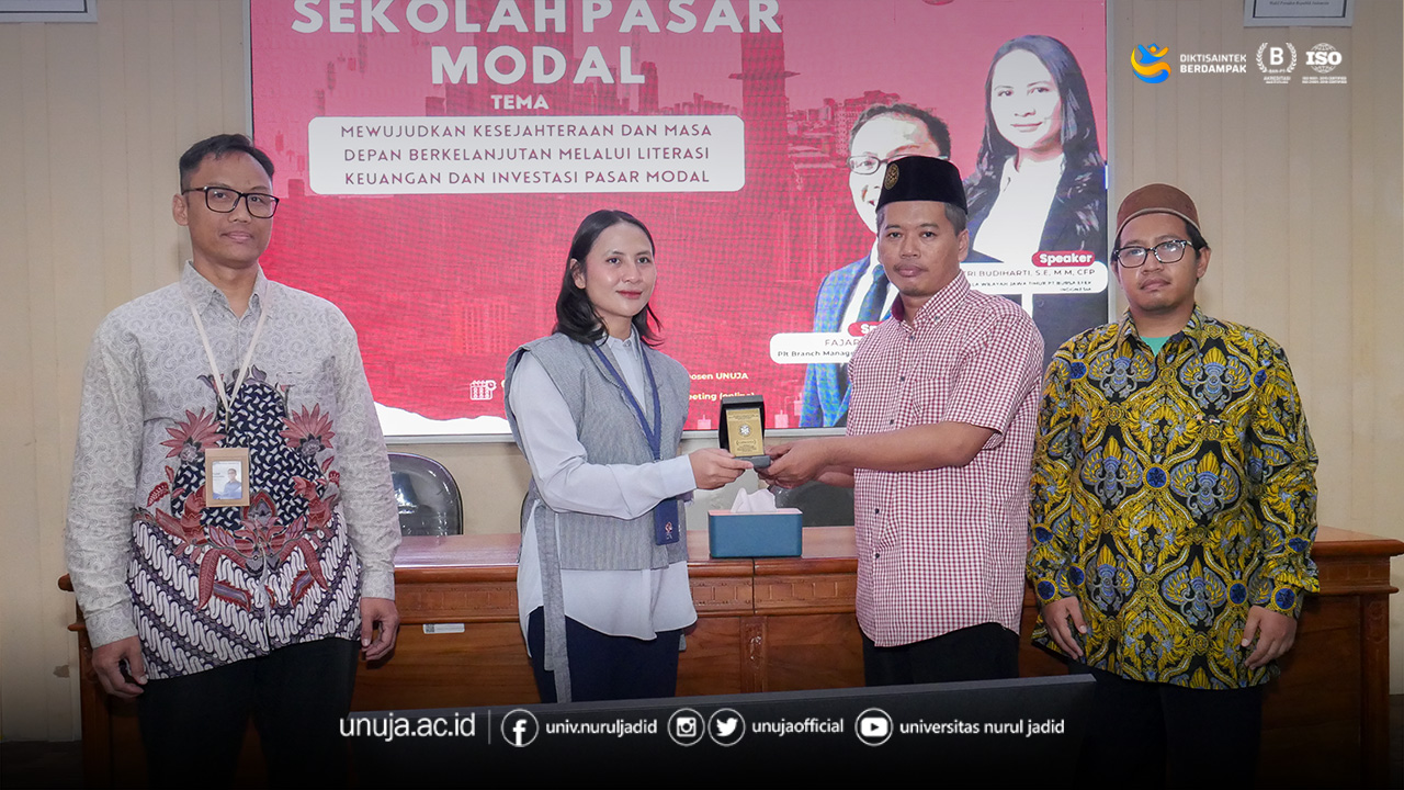Galeri Investasi UNUJA Gelar Sekolah Pasar Modal, Tingkatkan Literasi Keuangan Civitas Akademika Galeri Investasi UNUJA Gelar Sekolah Pasar Modal, Tingkatkan Literasi Keuangan Civitas Akademika