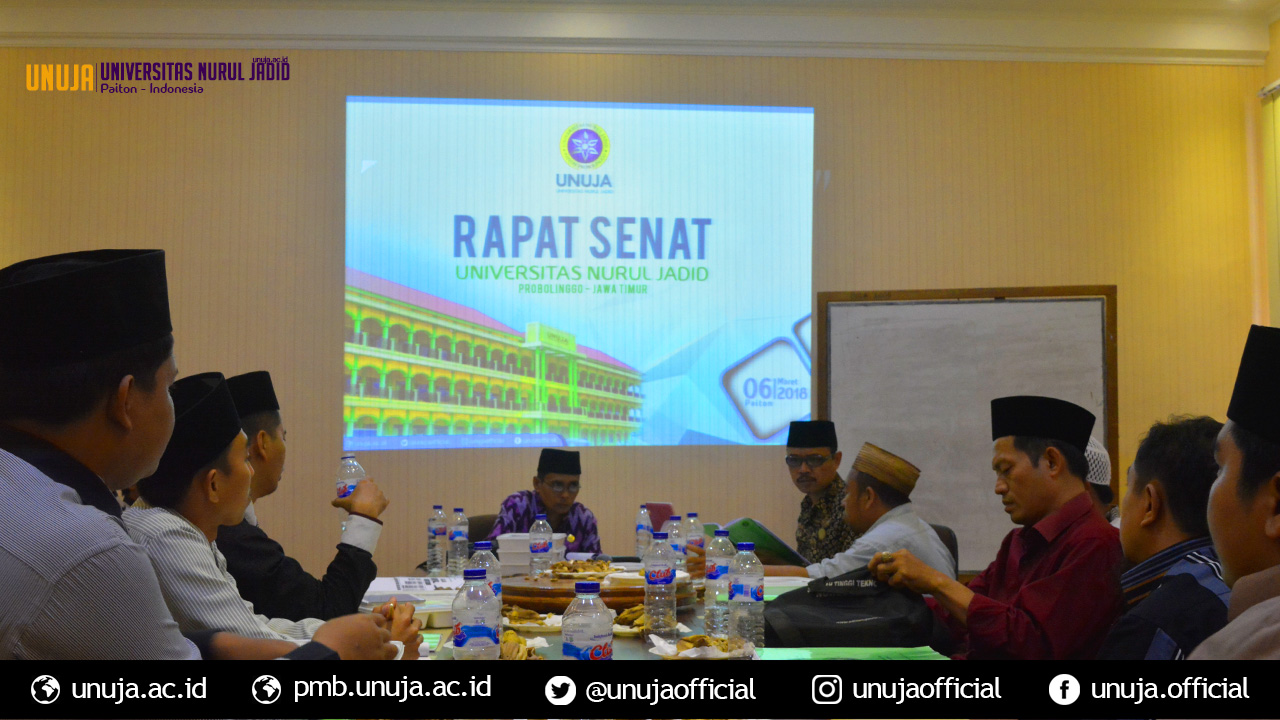 UNUJA Gelar Rapat Senat