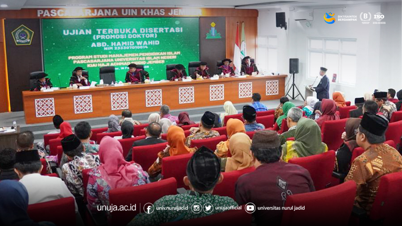 Gus Hamid Raih Gelar Doktor Cumlaude, Bukti Komitmen Akademik Keluarga Besar UNUJA Gus Hamid Raih Gelar Doktor Cumlaude, Bukti Komitmen Akademik Keluarga Besar UNUJA