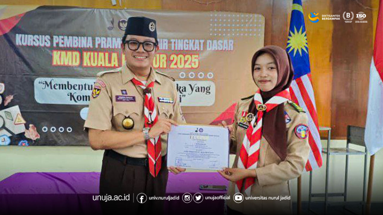 Mahasiswi UNUJA Wakili Indonesia di Kursus Mahir Dasar Pramuka KBRI Kuala Lumpur 2025