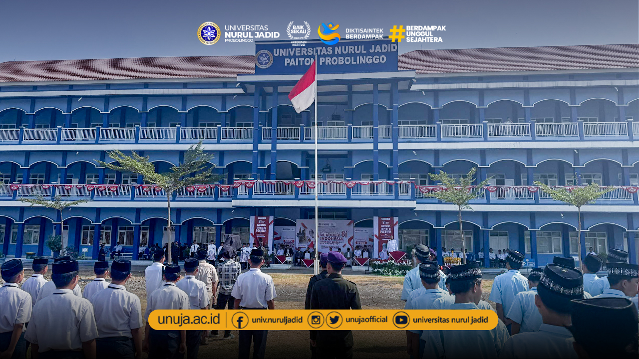 Upacara HUT ke-81 RI di UNUJA, Rektor Ajak Santri Teguhkan Panca Kesadaran Santri Upacara HUT ke-81 RI di UNUJA, Rektor Ajak Santri Teguhkan Panca Kesadaran Santri