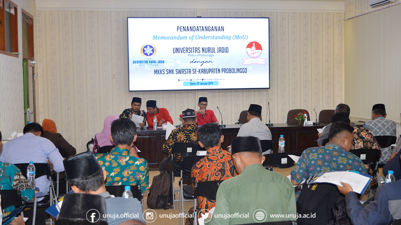 UNUJA Gandeng MKKS SMK Swasta Se-Kabupaten Probolingg untuk Pengembangan Tri Dharma Perguruan Tinggi