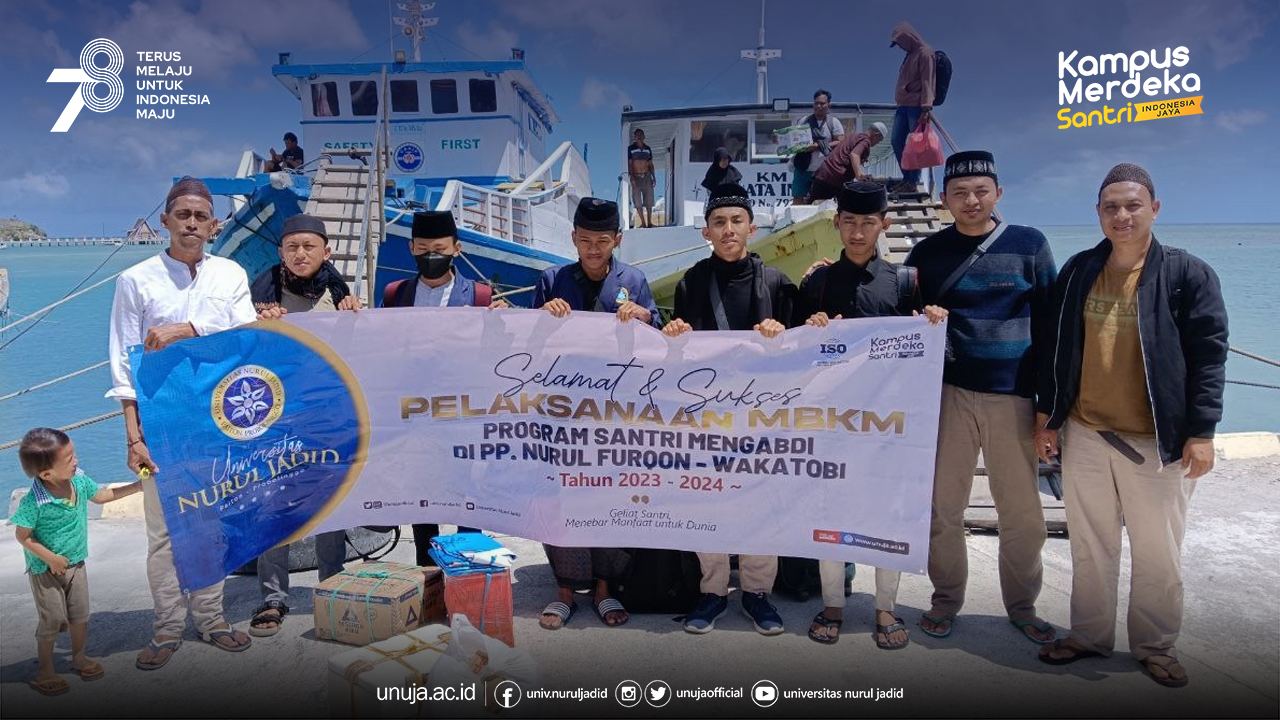 Ikut MBKM Santri, 5 Mahasiswa UNUJA Laksanakan Pengabdian di Wakatobi