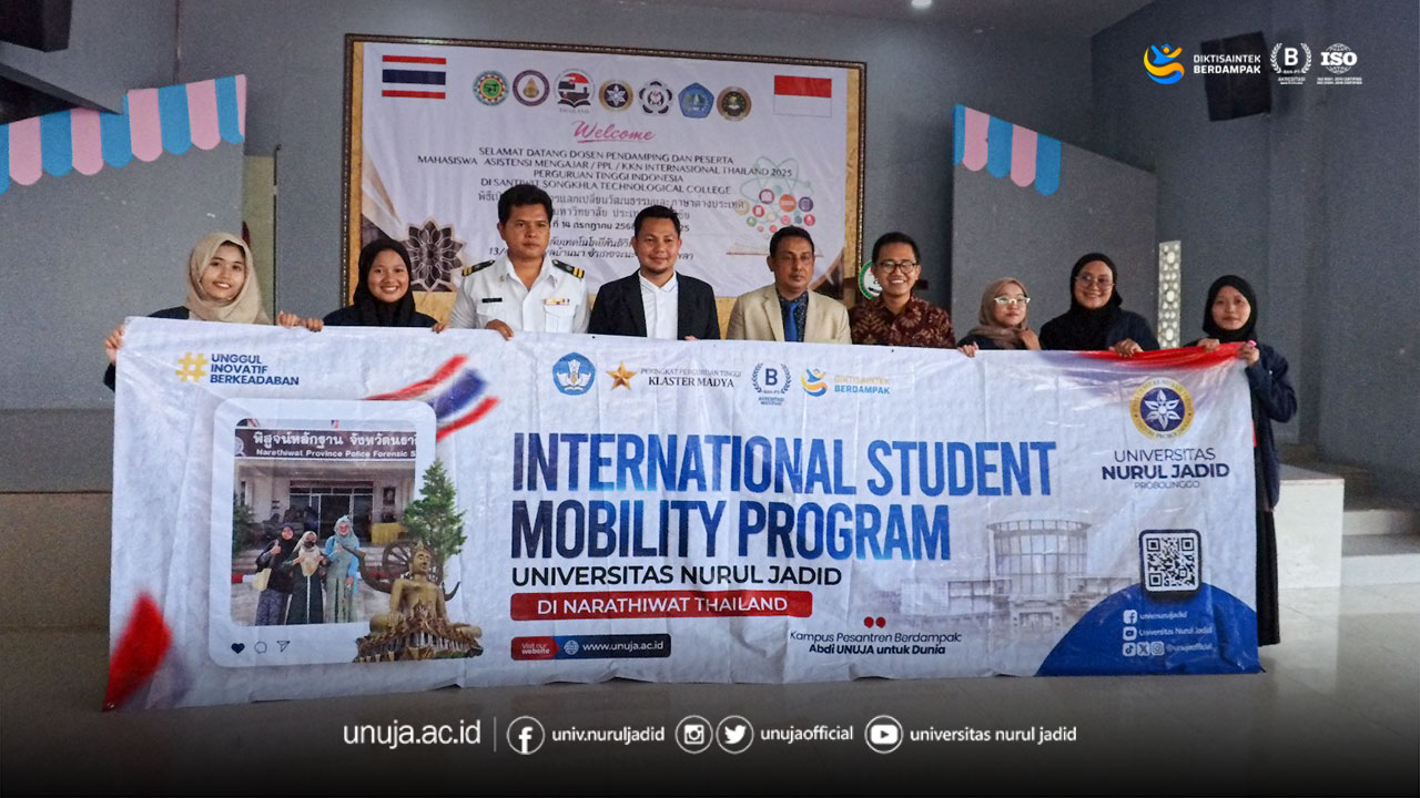 Penyerahan Mahasiswa MBKM dan Penandatanganan MoU UNUJA dengan Santiwit Technological College Thailand Penyerahan Mahasiswa MBKM dan Penandatanganan MoU UNUJA dengan Santiwit Technological College Thailand