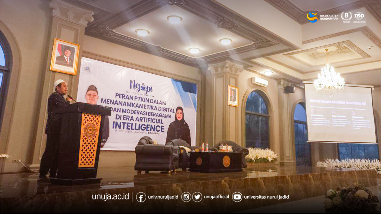 Rektor UNUJA Jadi Keynote Speaker, Bahas Etika Digital dan Moderasi Beragama Rektor UNUJA Jadi Keynote Speaker, Bahas Etika Digital dan Moderasi Beragama