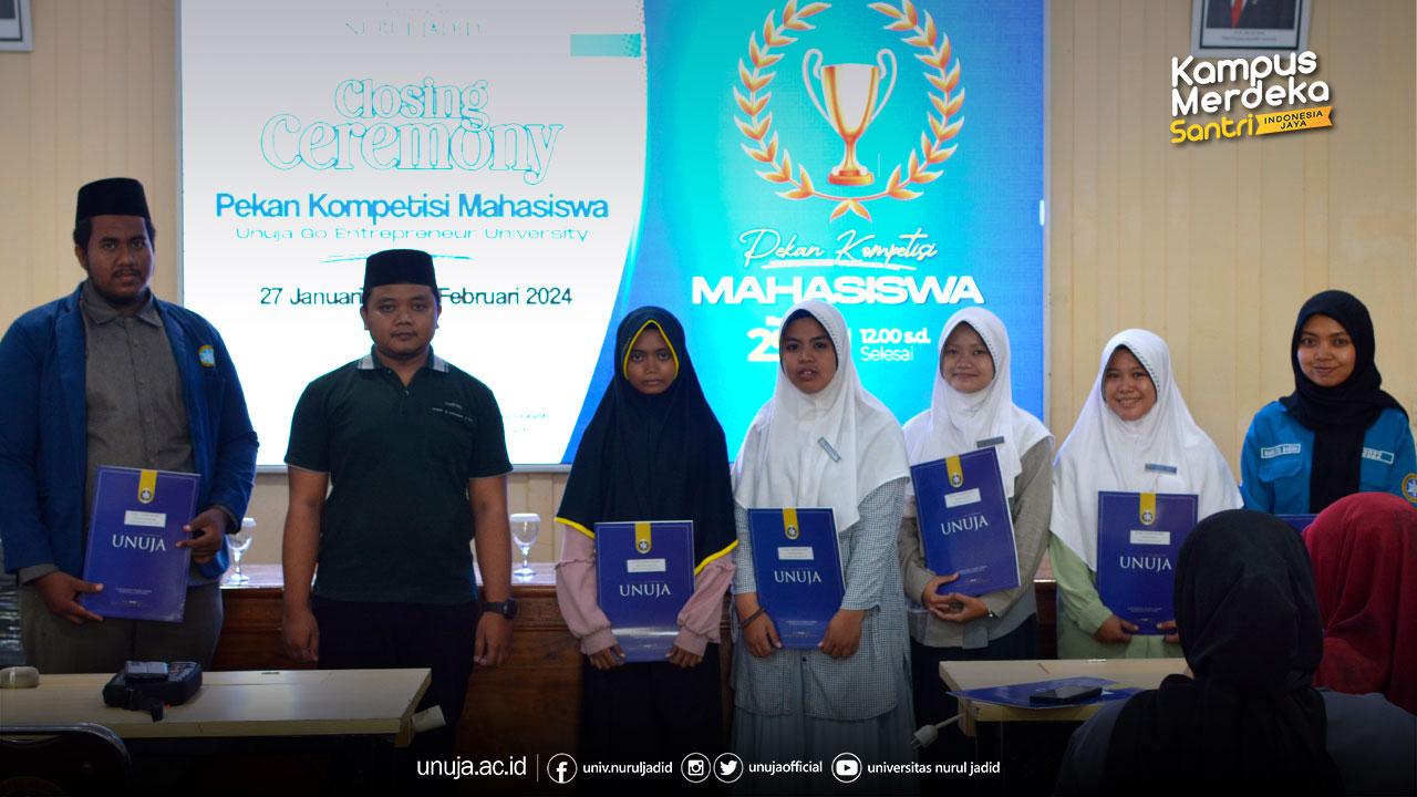 Penutupan Pekan Kompetisi Mahasiswa (PETISI) 2024, UNUJA Siap Mencetak Mahasiswa Berprestasi