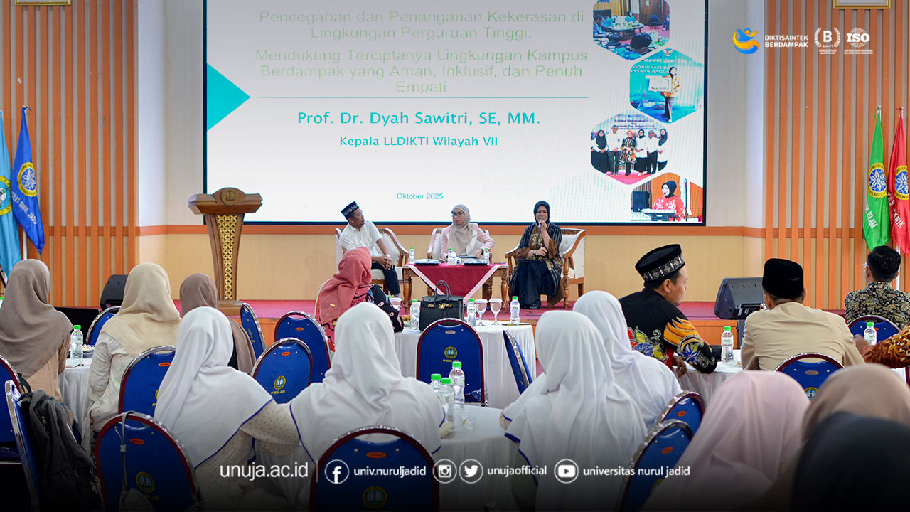 Kepala LLDIKTI VII Ajak Mahasiswa UNUJA Berani Lapor Kekerasan di Kampus Kepala LLDIKTI VII Ajak Mahasiswa UNUJA Berani Lapor Kekerasan di Kampus