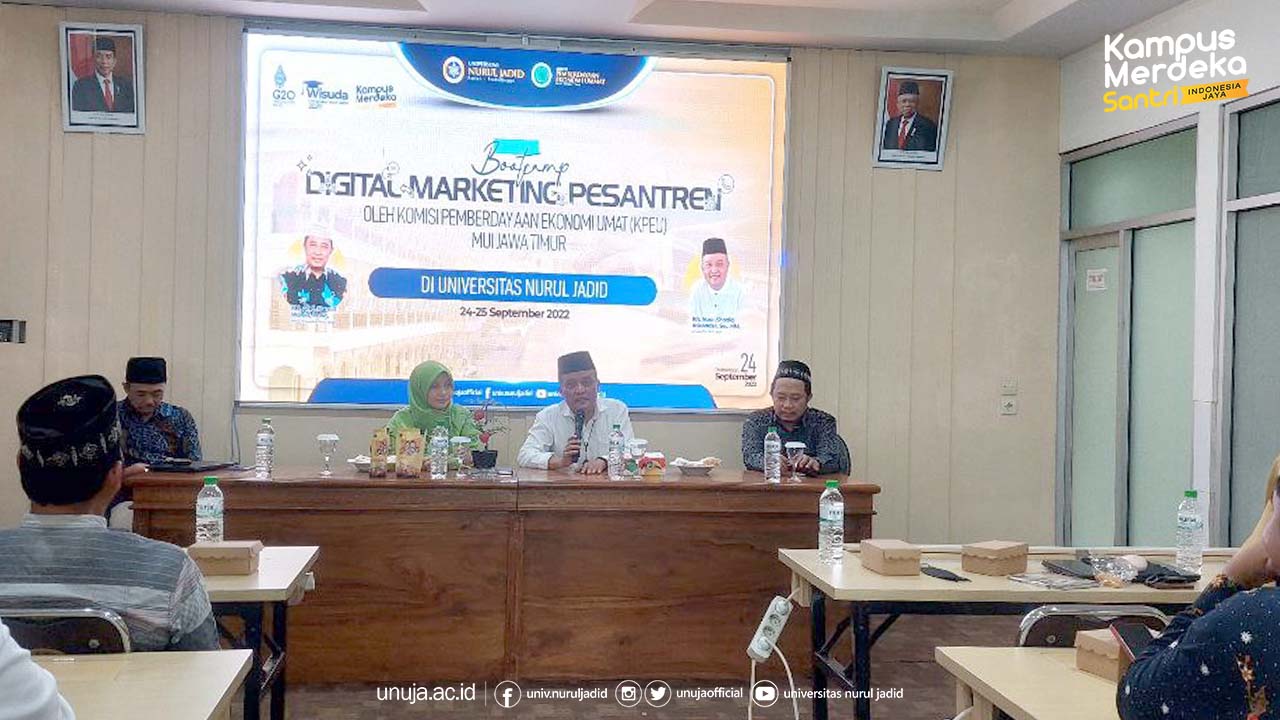 Rektor Universitas Nurul Jadid; Pesantren Perlu Kuasai Digital Marketing
